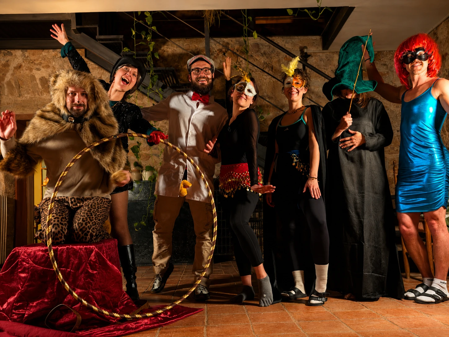 The Wonder House community together